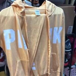 PINK set size XS has a tiny rip on the sweater text me for better picture